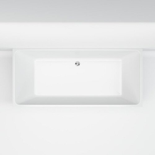 Solidline Square back to wall bad 178.5x80cm Wit Solidline Solidline Square back to wall bad 178.5x80cm Wit