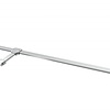 Stabilisatiestang + T-stuk Chroom 120x20 cm