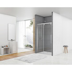 Van Rijn Products Van Rijn Products ST06 Softclose schuifdeur met 8mm helder glas 138x200cm inclusief greep chroom