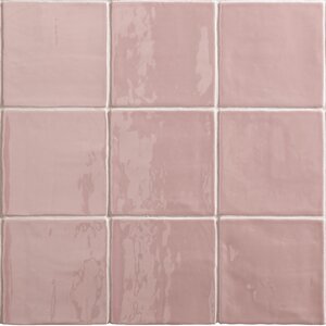 Oud Hollandse witjes Roze 13x13