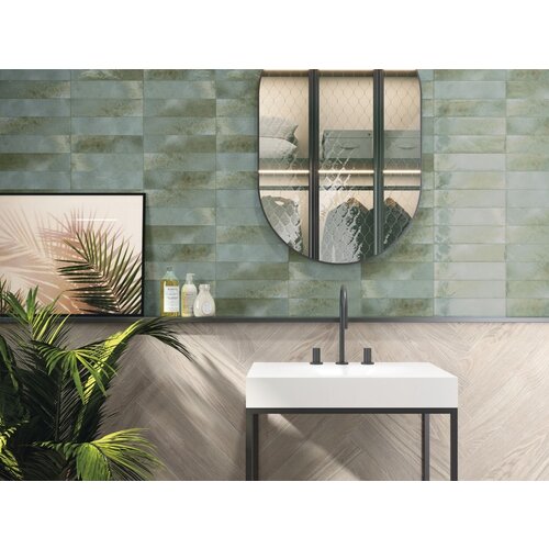 Moon Green glans 7,5x30 Cifre Cerámica Moon Green glans 7,5x30