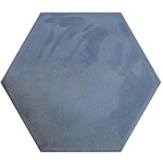 Cifre Cerámica Hexagon Moon Blue glans 16x18