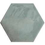 Hexagon Moon Green glans 16x18 Cifre Cerámica Hexagon Moon Green glans 16x18