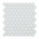 By Goof By Goof mozaiek hexagon white 3,5x3,5cm