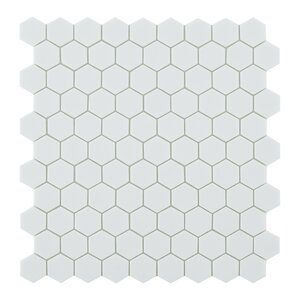 By Goof mozaiek hexagon white 3,5x3,5cm