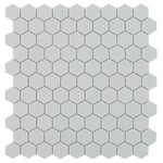 By Goof By Goof mozaiek hexagon light grey 3,5x3,5cm