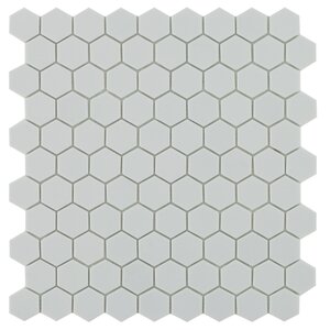 By Goof mozaiek hexagon light grey 3,5x3,5cm