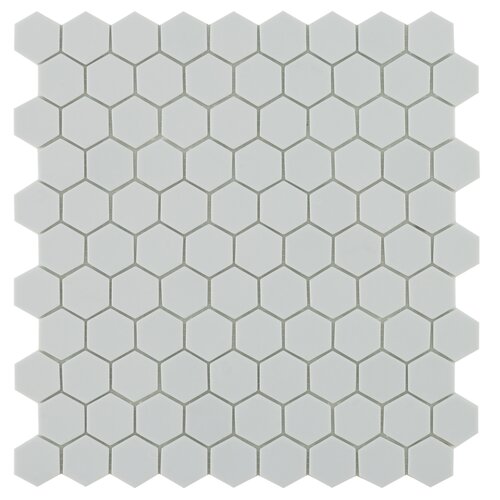 By Goof By Goof mozaiek hexagon light grey 3,5x3,5cm