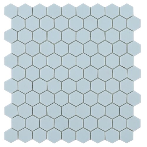 By Goof By Goof mozaiek hexagon light blue 3,5x3,5cm