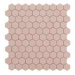 By Goof By Goof mozaiek hexagon pink 3,5x3,5cm