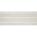 STN Cerámica Glamstone light White relieve wandtegel 33,3x90 rett