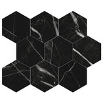 EnergieKer Marquina Black mozaiek pulido hexagon op net van 26x30