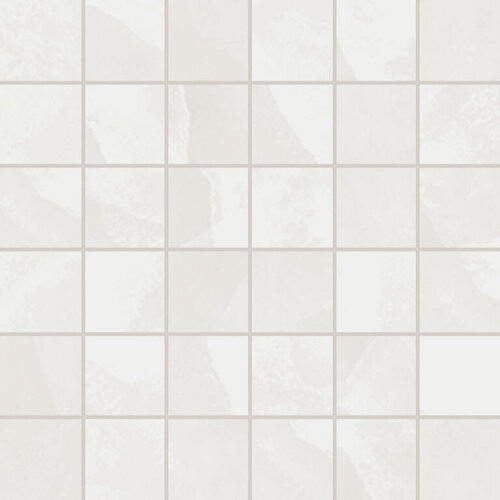 EnergieKer Onyx White mozaiek pulido 5x5 op net van 30x30