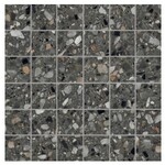EnergieKer Medley terrazzo Antracite mozaiek 5x5 op net van 30x30