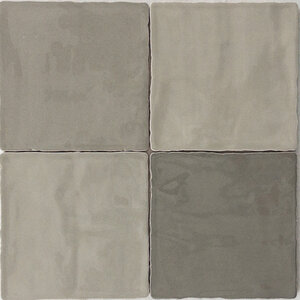 Moos Taupe glans handvorm 13x13