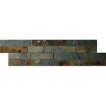 Kerabo Schiste flatface stonepanel rusty slate 15x60x1/2