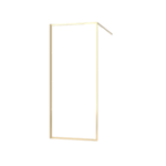 Solidline Primo douchewand 100*200 cm - Geborsteld goud - Helder glas - 8 mm - Inclusief stabilisatiestang 120cm - Geborsteld goud - Helder glas - 8 mm - Inclusief stabilisatiestang 120cm Solidline Solidline Primo douchewand 100*200 cm - Geborsteld goud - Helder glas - 8 mm - Inclusief stabilisatiestang 120cm - Geborsteld goud - Helder glas - 8 mm - Inclusief stabilisatiestang 120cm
