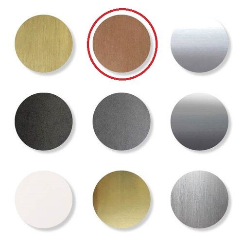 Solidline Montageset Mira Strata front - Geborsteld koper - Scharnieren en handgreep tbv profielloze deur - Geborsteld koper - Scharnieren en handgreep tbv profielloze deur Solidline Solidline Montageset Mira Strata front - Geborsteld koper - Scharnieren en handgreep tbv profielloze deur - Geborsteld koper - Scharnieren en handgreep tbv profielloze deur