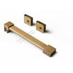 Solidline Montageset Mira Entrada zijwand - Geborsteld goud - Klemmen en stabilisatiestang tbv profielloze wand - Geborsteld goud - Klemmen en stabilisatiestang tbv profielloze wand Solidline Solidline Montageset Mira Entrada zijwand - Geborsteld goud - Klemmen en stabilisatiestang tbv profielloze wand - Geborsteld goud - Klemmen en stabilisatiestang tbv profielloze wand