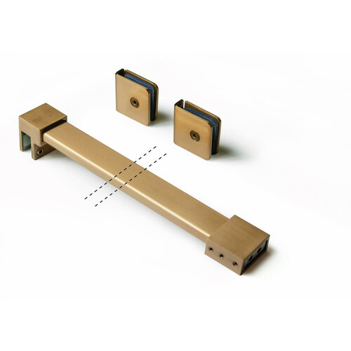 Solidline Montageset Mira Entrada zijwand - Gun Metal Light - Klemmen en stabilisatiestang tbv profielloze wand - Gun Metal Light - Klemmen en stabilisatiestang tbv profielloze wand Solidline Solidline Montageset Mira Entrada zijwand - Gun Metal Light - Klemmen en stabilisatiestang tbv profielloze wand - Gun Metal Light - Klemmen en stabilisatiestang tbv profielloze wand