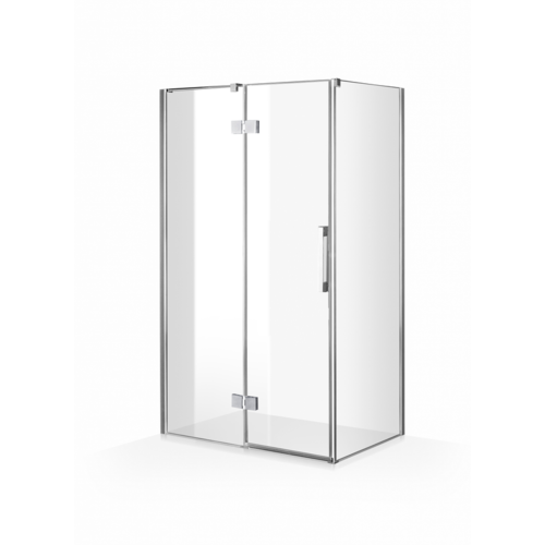 Solidline Solidline Aura zijwand | 90cm | Chroom