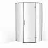 Solidline Aura Quinta vijfhoek | 90cm | Chroom