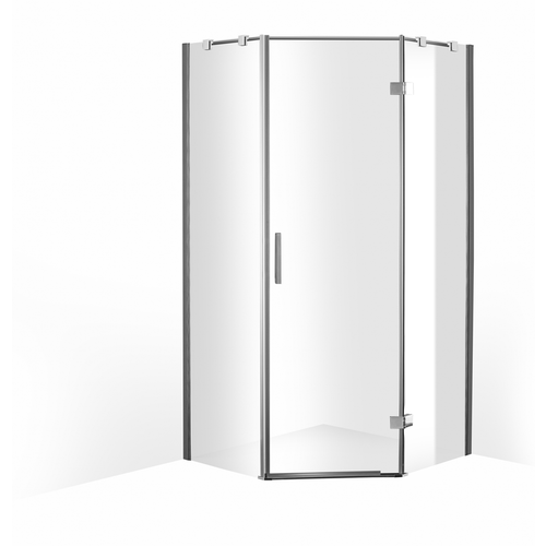 Solidline Aura Quinta vijfhoek | 90cm | Chroom Solidline Solidline Aura Quinta vijfhoek | 90cm | Chroom