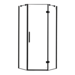 Solidline Aura Quinta vijfhoek | 90cm | Mat Zwart Solidline Solidline Aura Quinta vijfhoek | 90cm | Mat Zwart