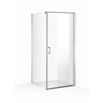 Solidline Eco front draaideur 90*195 cm - Chroom - Helder glas - 6 mm - Chroom - Helder glas - 6 mm Solidline Solidline Eco front draaideur 90*195 cm - Chroom - Helder glas - 6 mm - Chroom - Helder glas - 6 mm