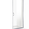 Solidline Eco Strata nisdeur 80*195 cm - Chroom - Helder glas - 6 mm - Chroom - Helder glas - 6 mm