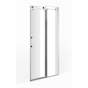 Solidline Solidline Clear Roller Strata nisdeur | 150cm | Chroom | Helder glas Solidline Clear Roller Strata nisdeur | 150cm | Chroom | Helder glas