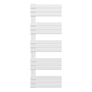 Belrad handdoek radiator zijaansluiting 864 watt 160x60 cm staal wit