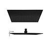 Best-Design RVS Nero brause 300 regendouche vierkant mat zwart