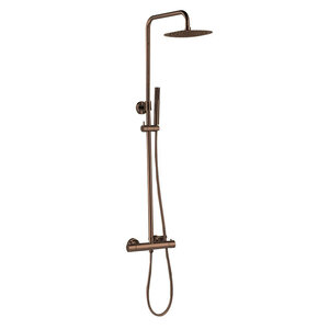 Best-Design Moya thermostatische regendouche-opbouwset Sunny Bronze