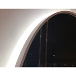Best-Design White Venetië ronde spiegel Mat wit incl.led verlichting Ø 60 cm