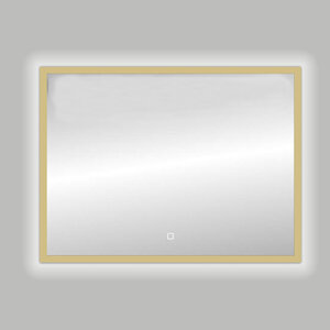 Best-Design Nancy Isola LED spiegel 100x80cm aluminium mat goud