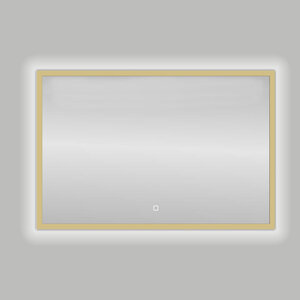 Best-Design Nancy Isola LED spiegel 80x60cm aluminium mat goud