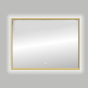 Best-Design Nancy Isola LED spiegel 120x80cm aluminium mat goud