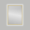 Best-Design Nancy Isola LED spiegel 60x80cm aluminium mat goud