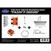 Best-Design One pack inbouw regendoucheset & Inb.box Piazza vierkant P 200x200