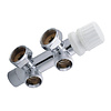 Best-Design luxe Onderblok haaks 3/4''x3/4'' chroom