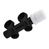 Best-Design luxe Onderblok haaks 3/4''x3/4'' Mat zwart