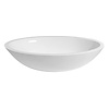 Best-Design New Stone waskom 52x38cm met klikwaste Solid Surface hoogglans wit