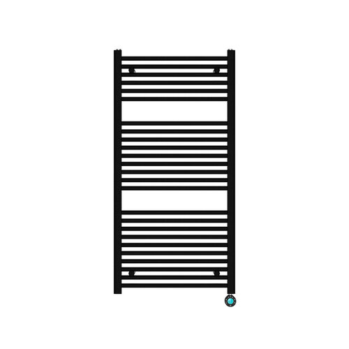 Best-Design Senden elektrische radiator 120x60cm 640watt Mat zwart