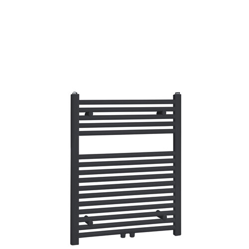 Best-Design Zwart Zero radiator recht model 770x600mm