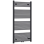 Best-Design Zwart Zero radiator recht model 1200x600mm