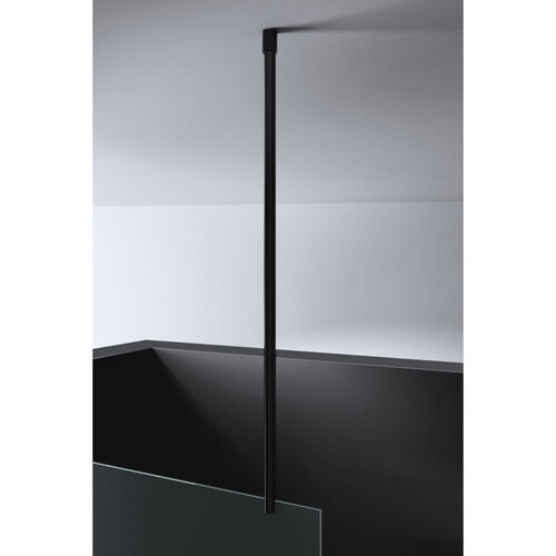 Best-Design Black Plafond Stabilisatiestang 100cm voor 10mm glasdikte messing zwart
