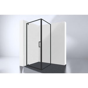 Best-Design Baron douchecabine 90x90cm 8mm helder Nano coating glas zwart Best-Design Baron douchecabine 90x90cm 8mm helder Nano coating glas zwart