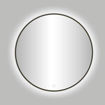 Best-Design Moya Venetië spiegel 100cm met led-verlichting rond Gunmetal