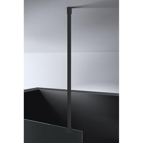 Best-Design Nero Dalis Plafond Stabilisatiestang 100cm voor 8mm glasdikte mat zwart
